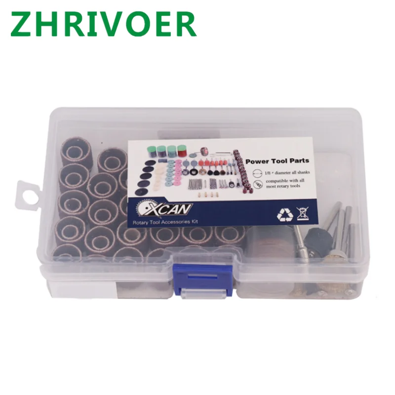 130pcs Electric Grinding Accessories Sets Mini Drill Multi Rotary Tools Set Grinding Polishing Abrasive Tool Kits for Dremel