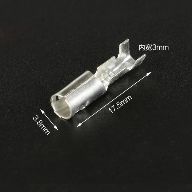 200pcsLot 4.0  Bullet Terminal Electrical Car Wire Connector Female+Male+Case Precision Stamping Brass Terminal (4)