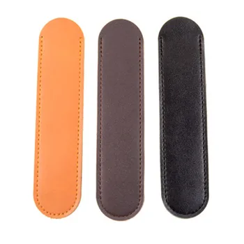 

1PC Handmade Genuine Leather Pencil Bag, Cowhide Fountain Pen Case Holder, Vintage Retro Style Accessories For Travel Journal