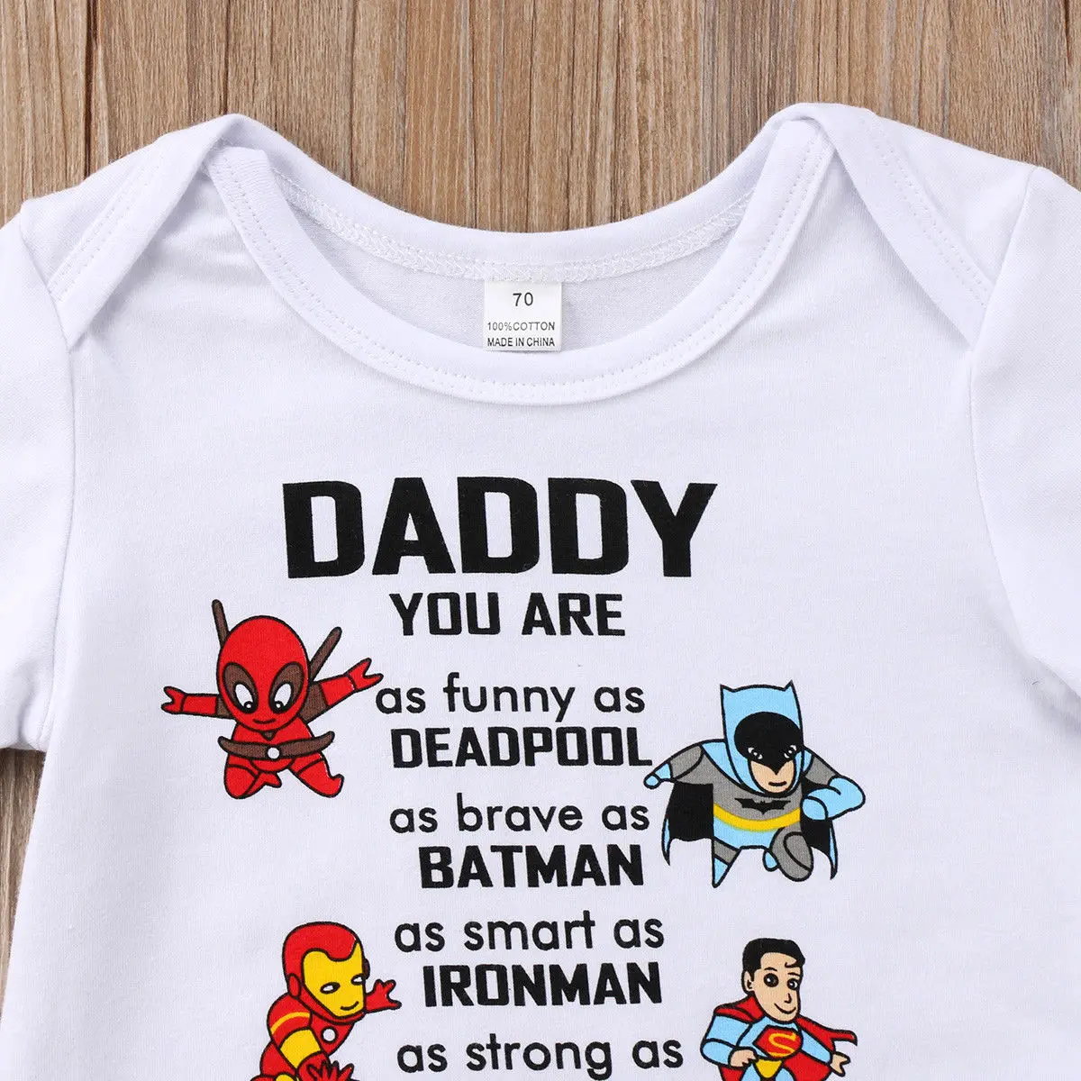 Pudcoco Kids Baby Boys Girls Jumpsuits Cartoon Printed Batman Super Iron Man Newborn Christmas Clothes Romper Outfit Set