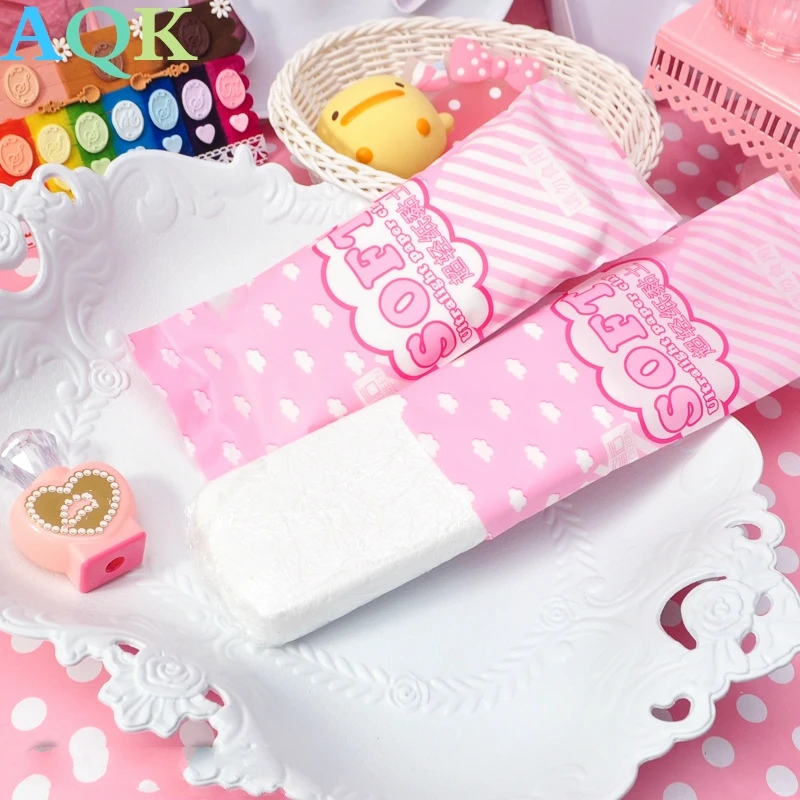 

1PCS 70G Super Light Weight Paper Clay White Hardcover Paper Clay Fine and Soft Polymer Putty Plasticene Toys Polymer Cake Slime