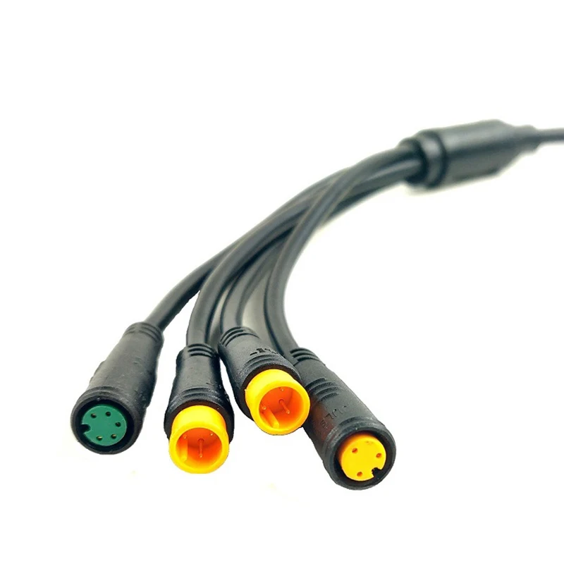 Практичный и прочный кабель-удлинитель 1T4 с разъемом 1,75 м для электровелосипеда, велоспорта, спорта, пластик+ металл