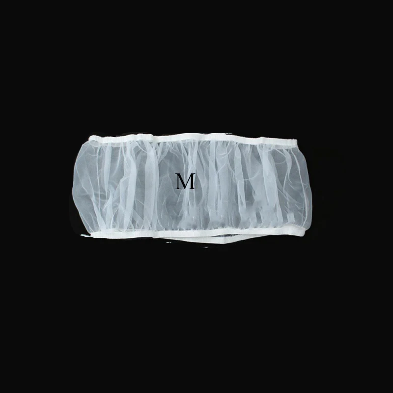 White-M Сетка для птиц сетевая мягкая ткань клетка для птиц сетка для птичьих клеток защита семян Чехлы уникальный нейлон воздушный чехол юбка - Цвет: White-M