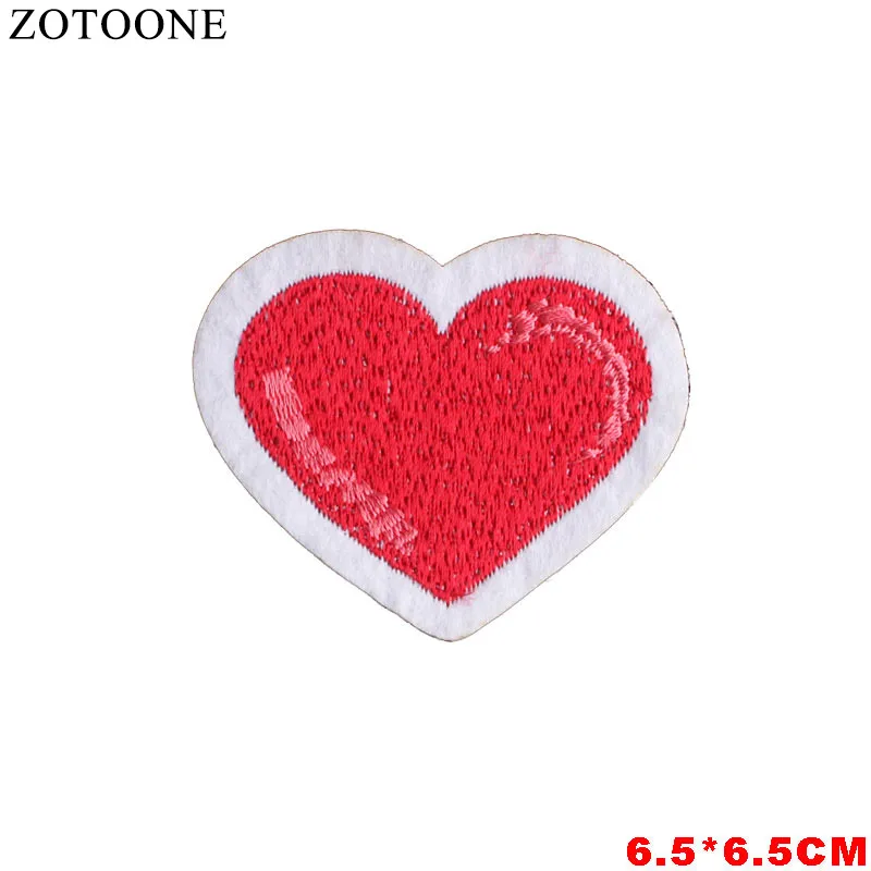 PE1484CT ZOTOONE блестки сердце патч круглый Diy стикер гладить пришить одежду теплопередача аппликация вышитые аппликации накладки ткань G - Цвет: PE1484CT