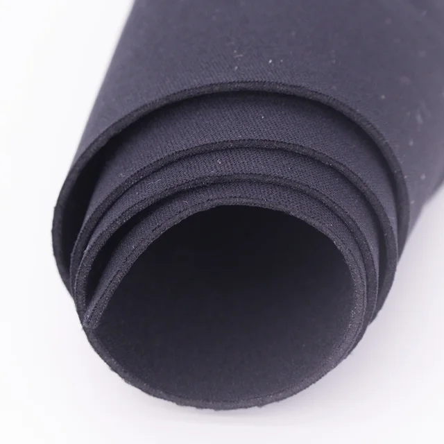 Elastic Stretch Black 1.2mm SRB Neoprene Fabric,For Sports Gear Surfing Waterproof Diving 2