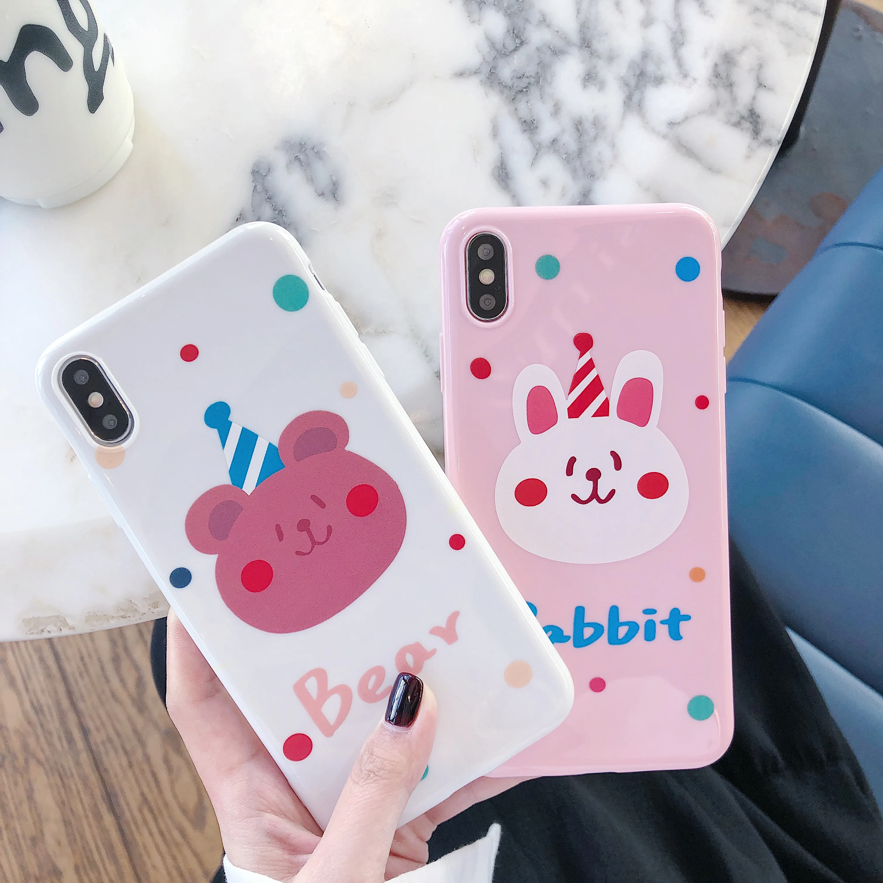 Ультратонкий чехол для iphone 8 7 6 S Plus X XS XR MAX IMD задняя крышка |