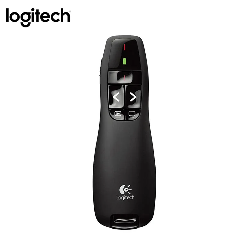 Беспроводная лазерная указка Logitech R400 2 4 ГГц USB мини-светильник для лазерной ручки