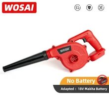 WOSAI Cordless leaf Blower Electric Air Blower Cordless Garden Tools For 18V Makita Lithium Battery