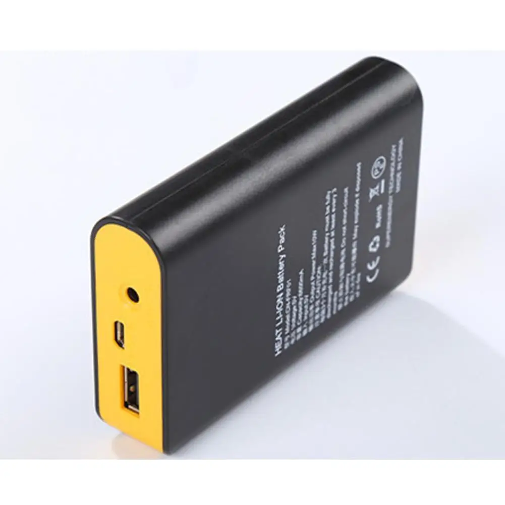 Зимний теплый нагревательный костюм жилет USB безопасность Интеллектуальная нагревательная одежда Графен углеродное волокно нагревательный жилет Топ унисекс - Цвет: Power Supply