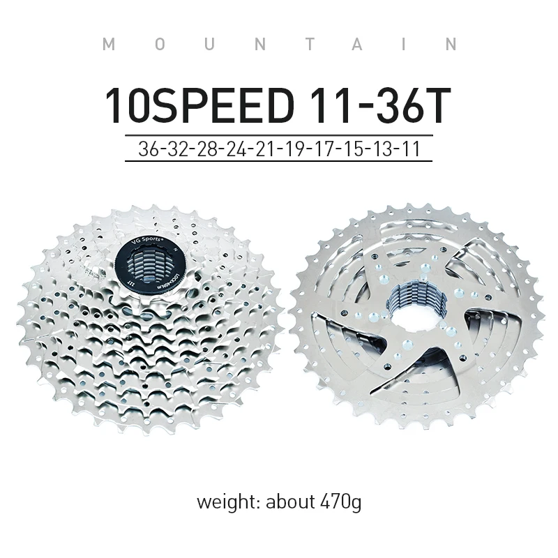 Details about   VG Sports Silver 8-Speed MTB Bike Cassette Carbon Steel Sprockets Freewheel 