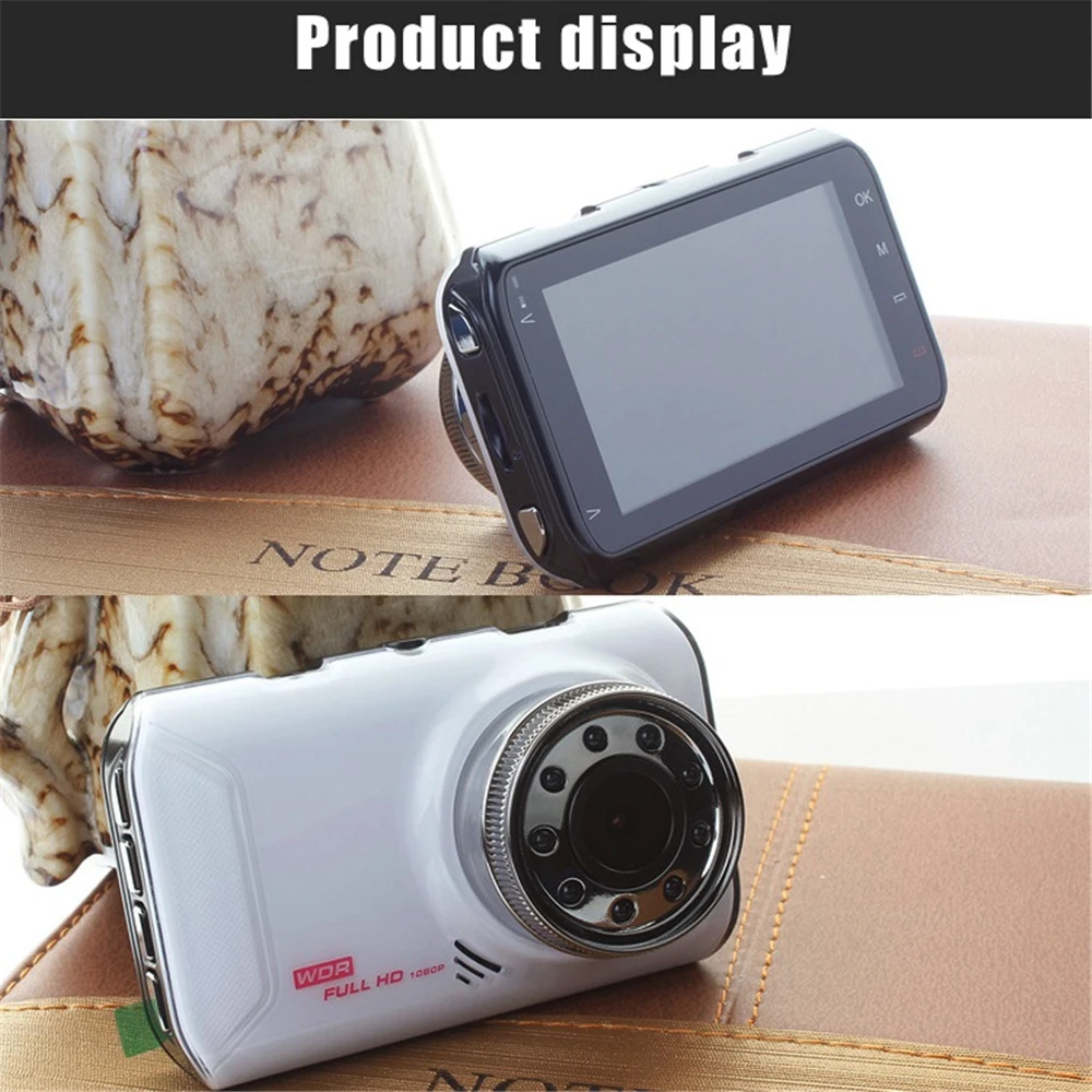 FULL HD Автомобильный видеорегистратор, видеорегистратор для вождения, видеокамера 1080P ", Автомобильный видеорегистратор 170 градусов, видеорегистратор 5