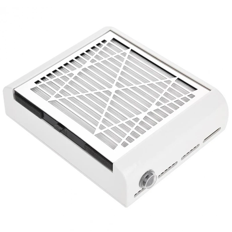 

40W Nail Art Dust Suction Collector Acrylic Uv Gel Dryer Machine Vacuum Cleaner Nail Manicure Dust Collectors Tool With Us Plug