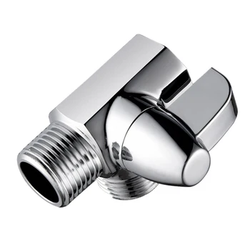 

Home Tee Joint Shower Arm Diverter Sprinkler Faucet Plumbing Shut Off For Bathroom Durable Replacement Parts Easy Install Brass