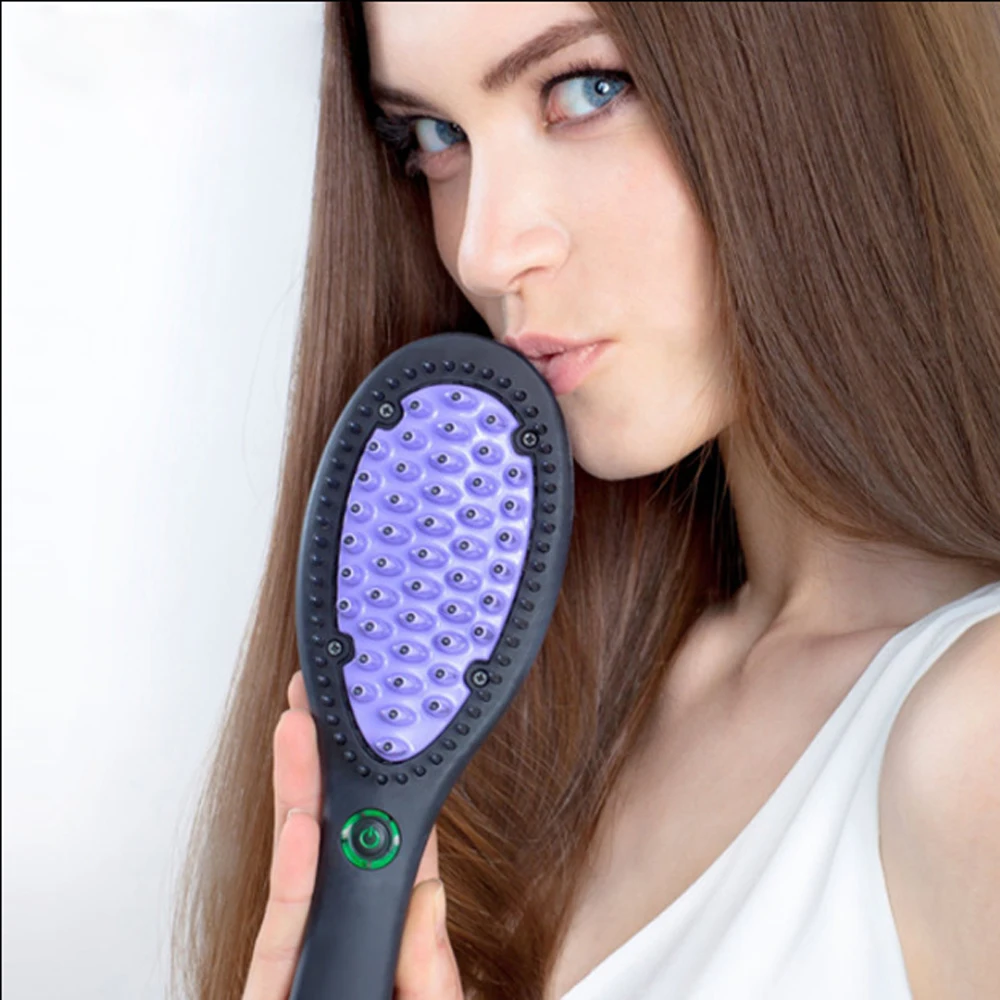 Hair Straightening Brush Electric Ceramic Comb Multifunctional