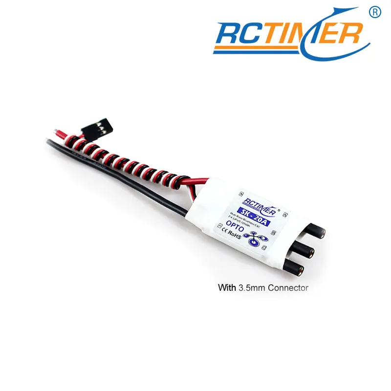 Многовинтовой регулятор скорости Rctimer SimonK OPTO ESC 20A | Электроника