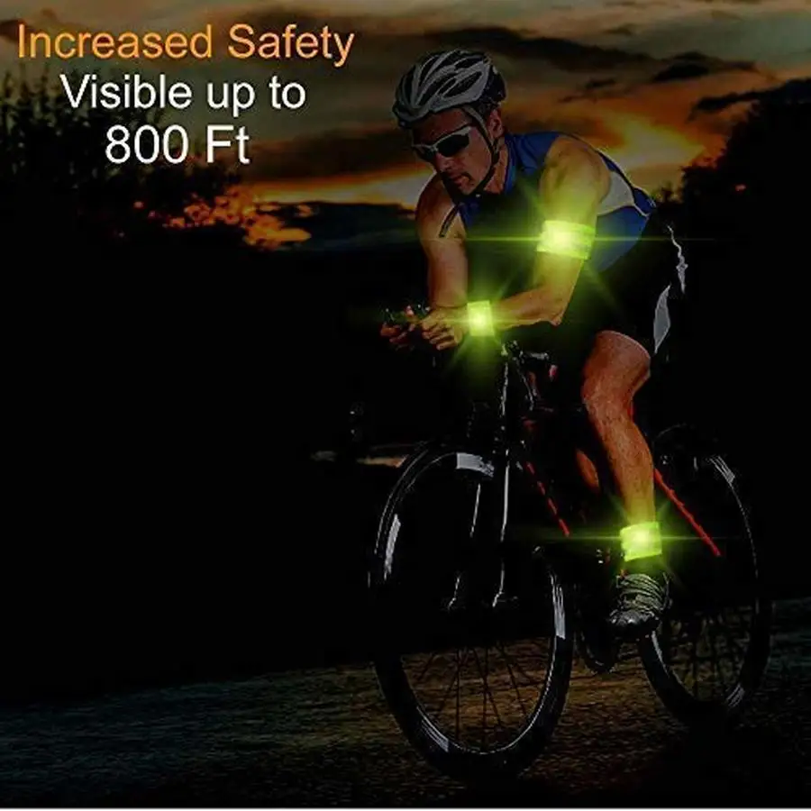 E-outstanding Reflective Wristband 4PCS High Visibility Reflective Adjustable Arm Ankle Leg Belt Band Strap Tape for Cycling Running Sport Night Safety E-outstanding Reflective Wristband 4PCS High Visibility Reflective Adjustable Arm Ankle Leg Belt Band Strap Tape for Cycling Running Sport Night Safety