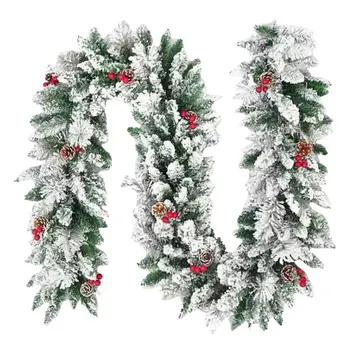 

1 Pc Fashion Creative Hanging Pendant Hanging Decor Christmas Cane Ornament Decorative Rattan for Mall Hotel Door Store