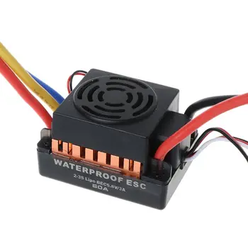 

3900KV Brushless Motor 60A ESC Set 1/10 RC Waterproof 3650 Car Boat Accessories
