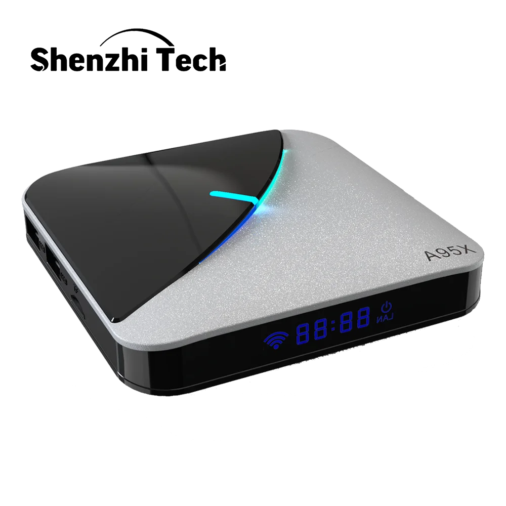

2020 Smart TV Box M3u QHDTV Amlogic S905X3 Android 9.0 Set-Top Boxes 4GB RAM 64GB ROM A95X F3 Air 4K 2.4G/ 5G WIFI Bluetooth