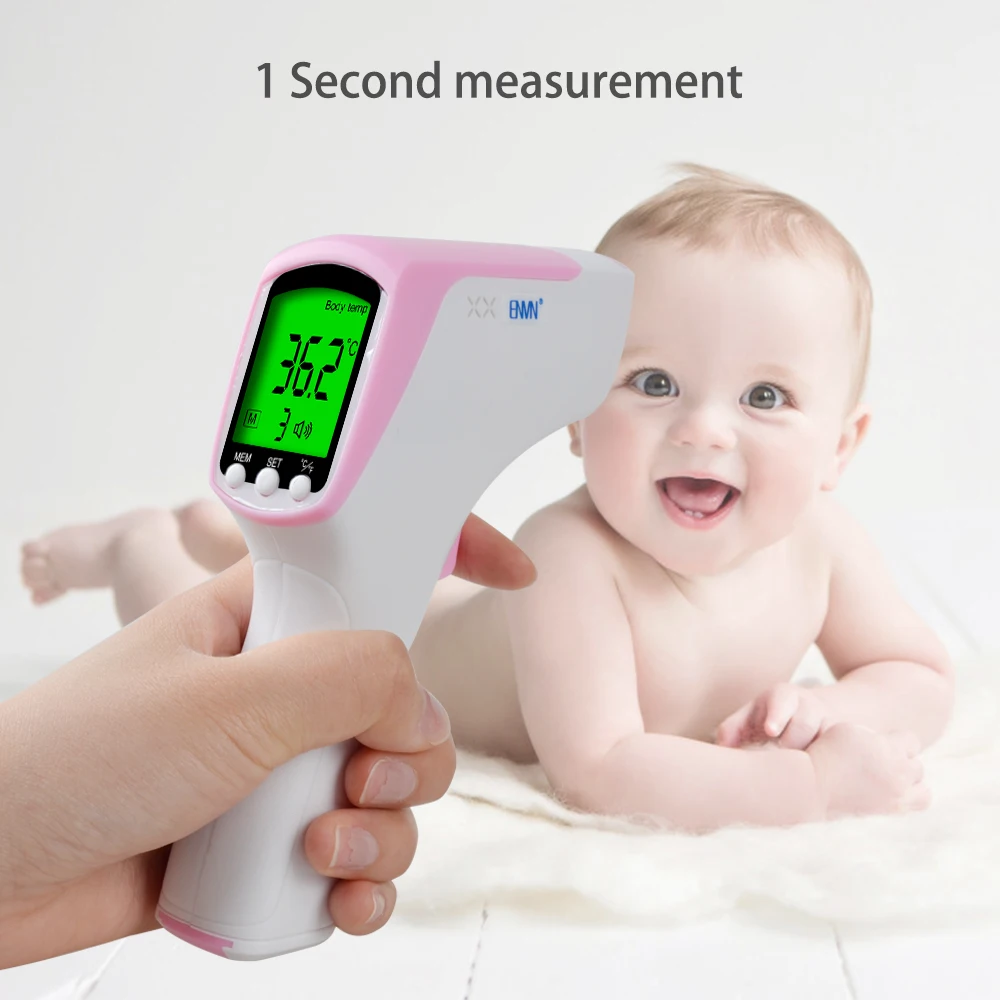 

Forehead Ear Baby Thermometer Non-Contact Digital Infrared Termometro Child Adult Muti-Fuction Body Fever Measure Device
