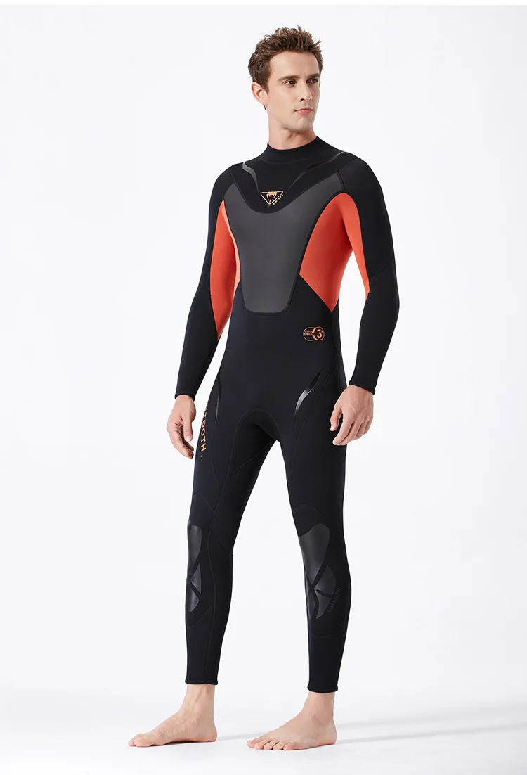 Мужской неопреновый гидрокостюм 3 мм для серфинга, плавания, дайвинга, костюм для триатлона, мокрого костюма для холодной воды, подводного плавания, подводной охоты