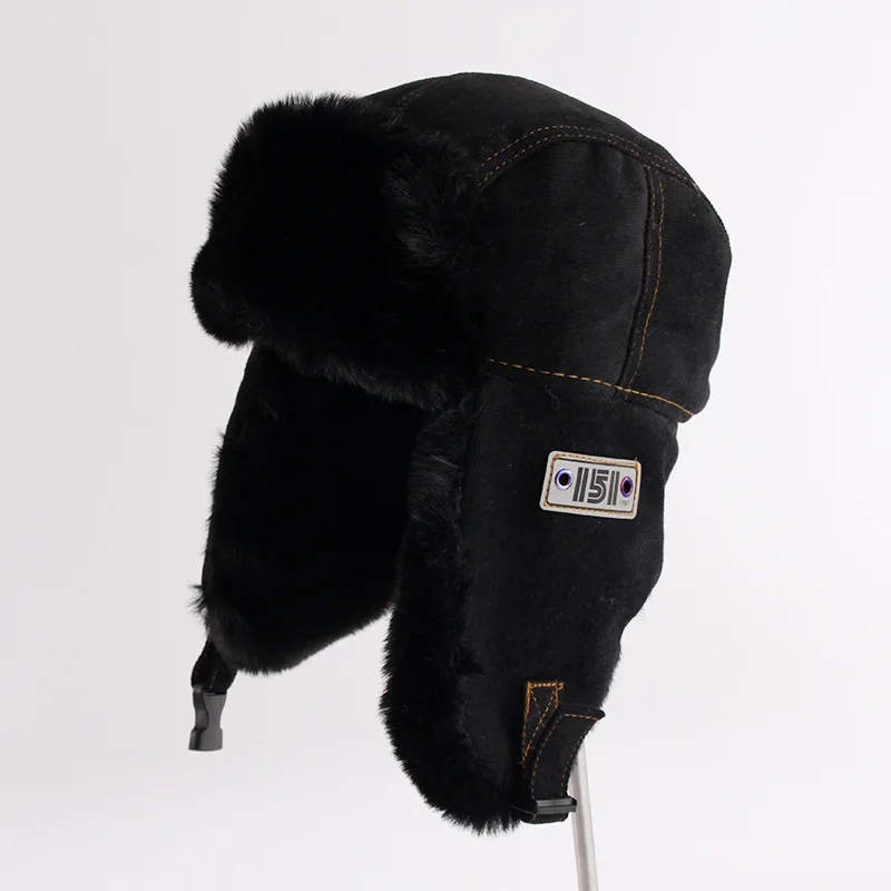 Trapper Masculino e Feminino Ushanka Chapéu, Piloto,