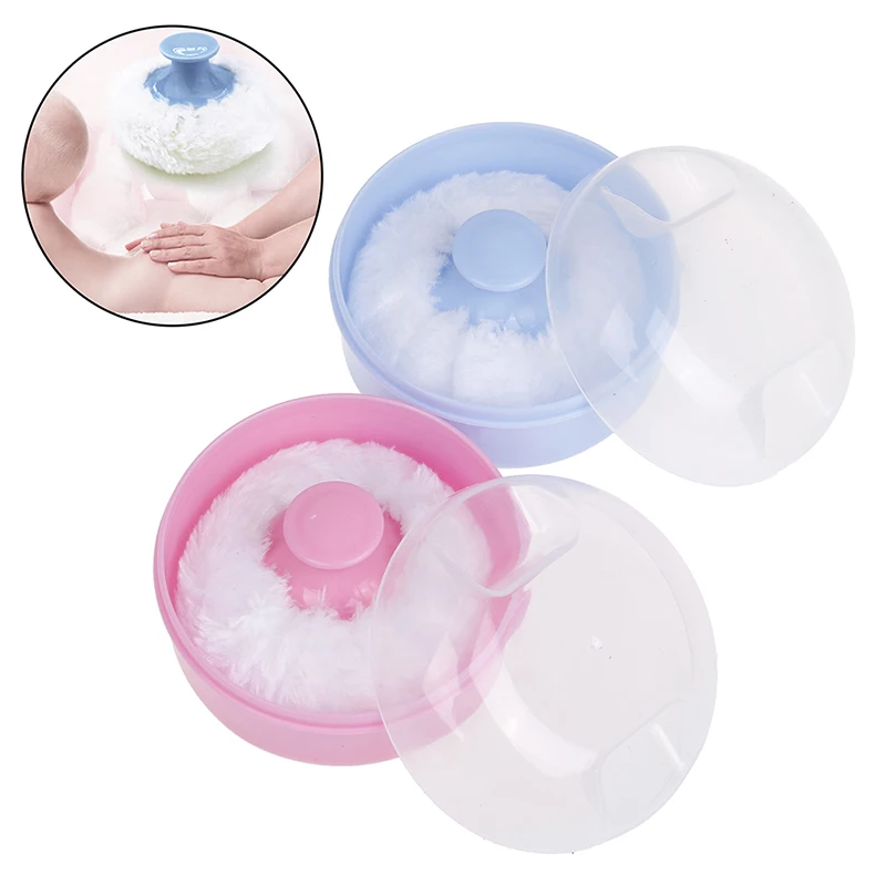 

Cosmetic Powder Puff talcum powder Sponge Box Case Container 1PCS Wholesale New High Quality Baby Soft Face Body