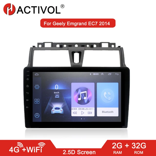 $US $164.50 HACTIVOL 2G+32G Android 8.1 Car radio stereo for Geely Emgrand EC7 2014-2016 car dvd player gps navi car accessories 4G internet
