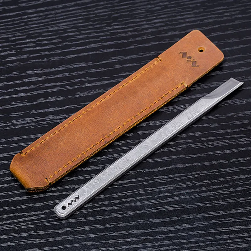 MINI MScraper Viper Stainless Steel Hand Tools Sharp Durable with Portable Leather Bag and 3000 Oilstone Tool Kit Set Exquisite woodworking hand tools