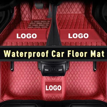 

CARFUNNY Waterproof leather car floor mats for Mercedes Benz E class W110 W114 W115 W123 W124 W210 W211 W212 car accessories