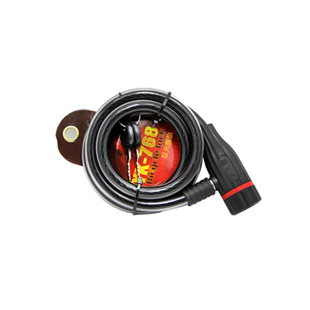 

Bicycle Lock Reflective Wire Lock Hoop Lock Bicycle Lock Mountain Bike Highway Folding Lock 768