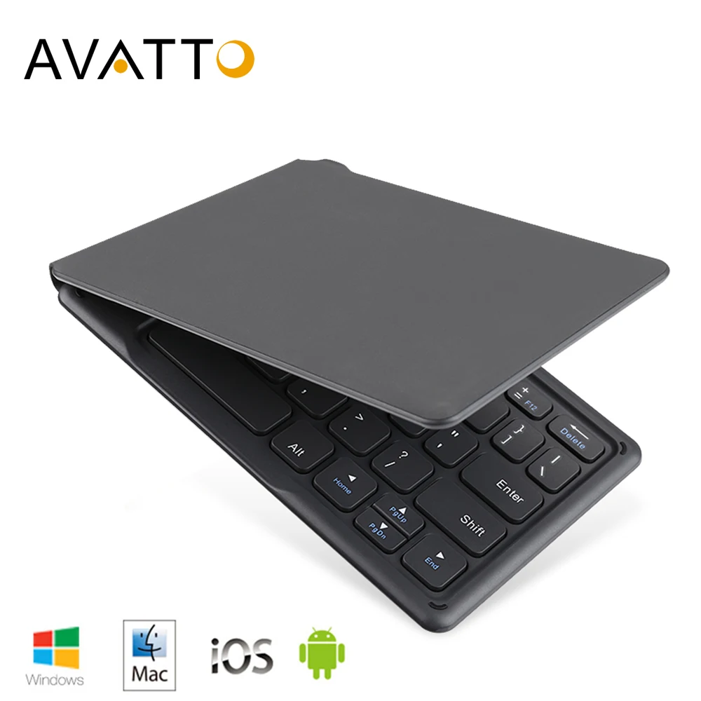 AVATTO A20 портативная мини складная клавиатура, Traval Bluetooth Складная Беспроводная клавиатура для iphone, телефона Android, планшета, ipad, ПК|Клавиатуры| | АлиЭкспресс