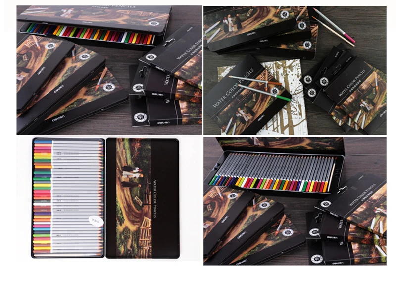 72Colors Safe Non-toxic Indonesia Lead Watercolor Pencils,Watercolor Pencil Art Set,Watercolor, Writing Drawing Art Supplies, 3mm Core (16)