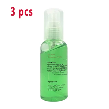 

3 Pcs Smooth Body Hair Removal Spray Serum Pre& After Wax Treatment Repair Liquid Hair Removal Waxing Sprayer 100% Natural TSLM1