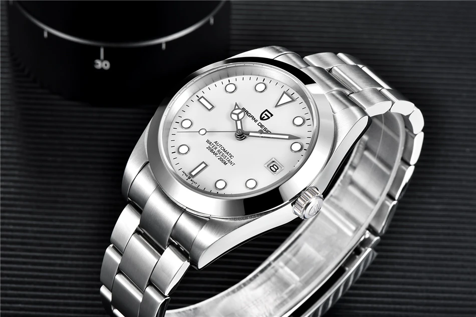 PAGANI DESIGN 2021 New Men's Automatic Mechanical Wristwatch Business Diving Men's Watch Luxury Sapphire 200M Waterproof Watches