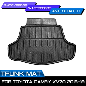 

For Toyota Camry XV70 2018-2019 Rear Trunk Cargo Boot Floor Mat Rear Cargo Mat Liner Tray Floor Sheet Carpet Auto Accessories