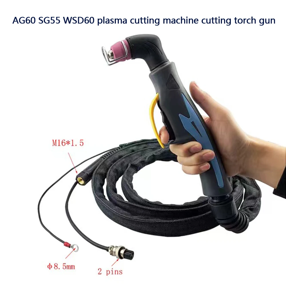 Plasma Cutter Cutting Torch Head Body CNC 40A Complete Gun 4 Meter For CUT LGK 