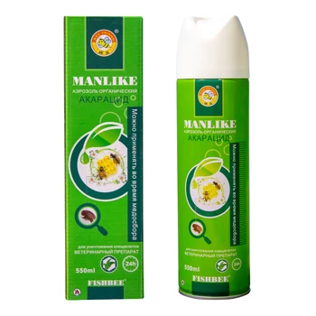 

3 Bottles Organic Aerosol anti bee varroa mite 550ml with Plant Thymol essential oil Russian beekeeping in honey flow period