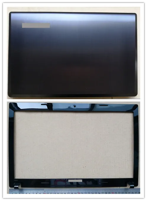 Топ-чехол для ноутбука, задняя крышка с ЖК-экраном+ рамка для ЖК-экрана для lenovo Y580 Y580N Y585 AM0N0000400