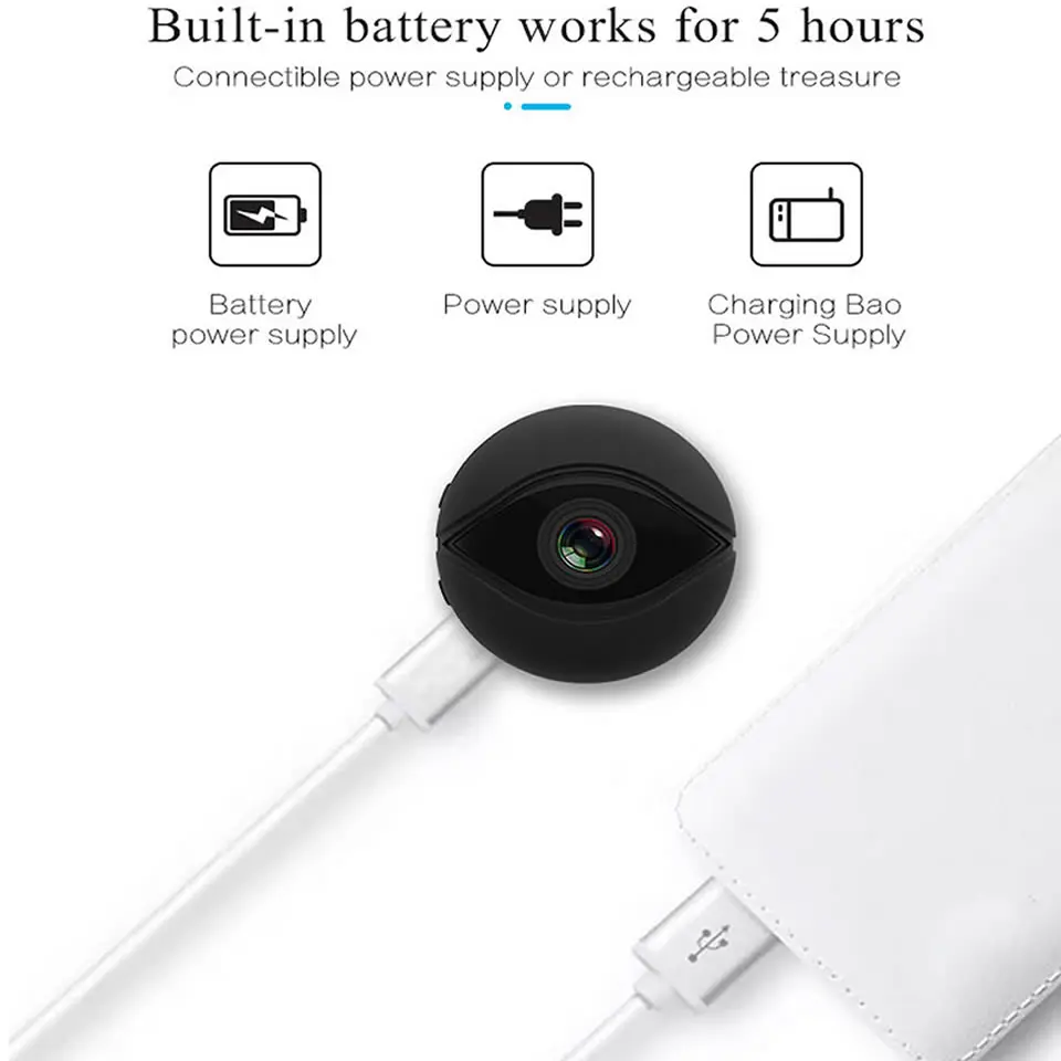 A10 Мини WiFi камера 1080P HD ИК ночного видения Домашняя безопасность ip-камера CCTV Обнаружение движения Беспроводная радионяня камеры-регистраторы DVR