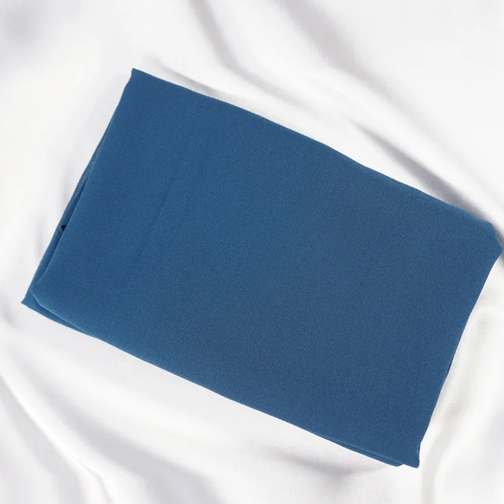 PeacockBlue Dromiya женский элегантный скромный Мусульманский Исламский шифоновый шарф с бусинами Рамадан мягкий хиджаб высокого качества бандана головной платок - Цвет: PeacockBlue