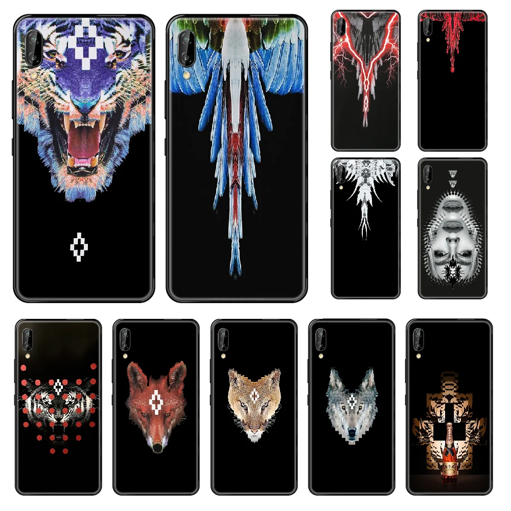 

Fashion Brand Marcelos Phone case For Huawei Honor Mate 5 6 7 8 9 10 20 A C X Lite black pretty shell luxury waterproof trend