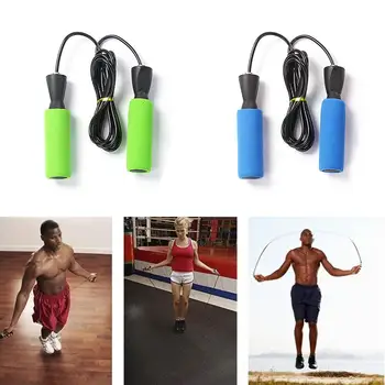 

Skipping Rope 2.5M Exercise Sport Motions Wire Rope Skipping Jump Rope Portable Durable with Bearing Gym Workout Toy