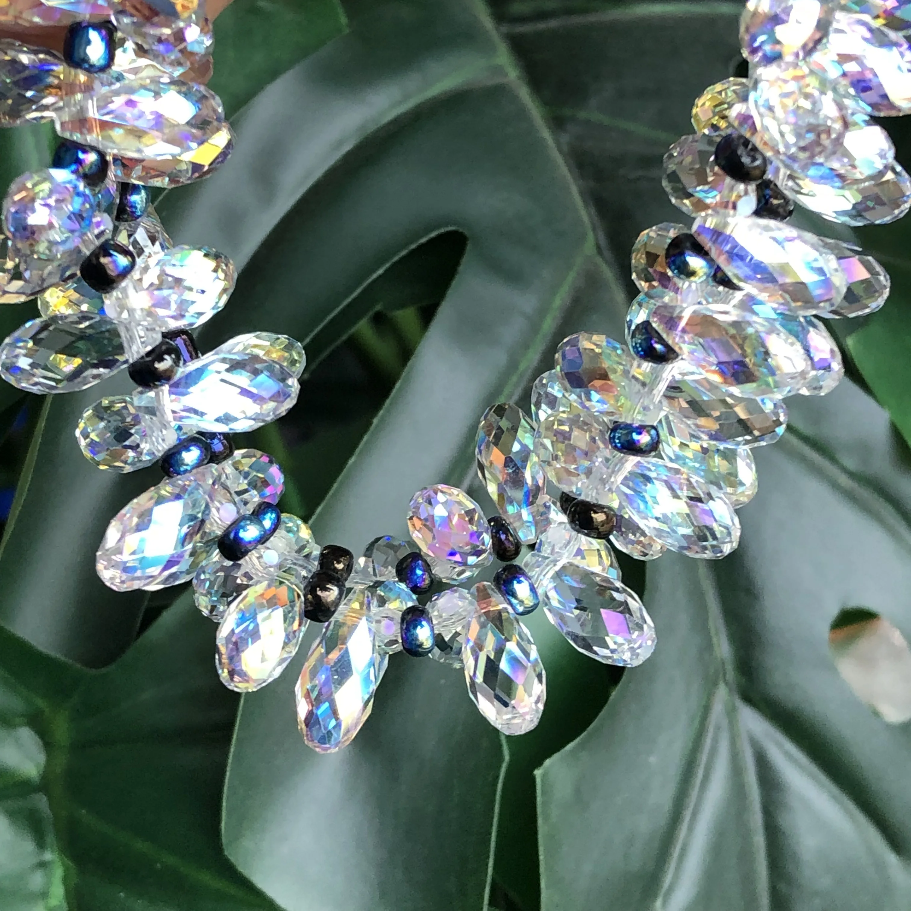 50pcs Multicolor Crystal Teardrop Beads Cross Hole Waterdrop Faceted Glass  Bead For Jewelry Making Necklace Bracelet Earring Diy - Beads - AliExpress