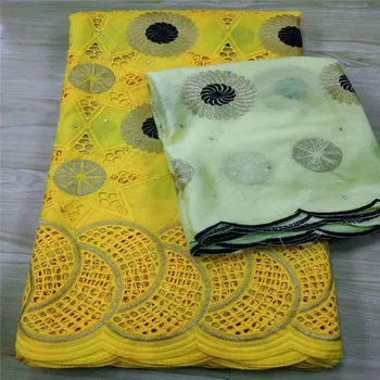 

Latest Nigerian African Dry Lace Fabric 2020 High Quality Swiss Voile Lace In Switzerland Punch Cotton Lace For Everyone 18-84