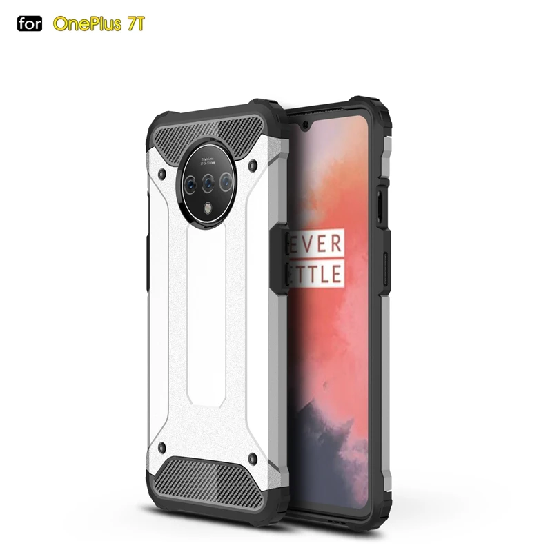Силиконовый чехол для Oneplus 7T / 1 + противоударный тонкий жесткий резиновый