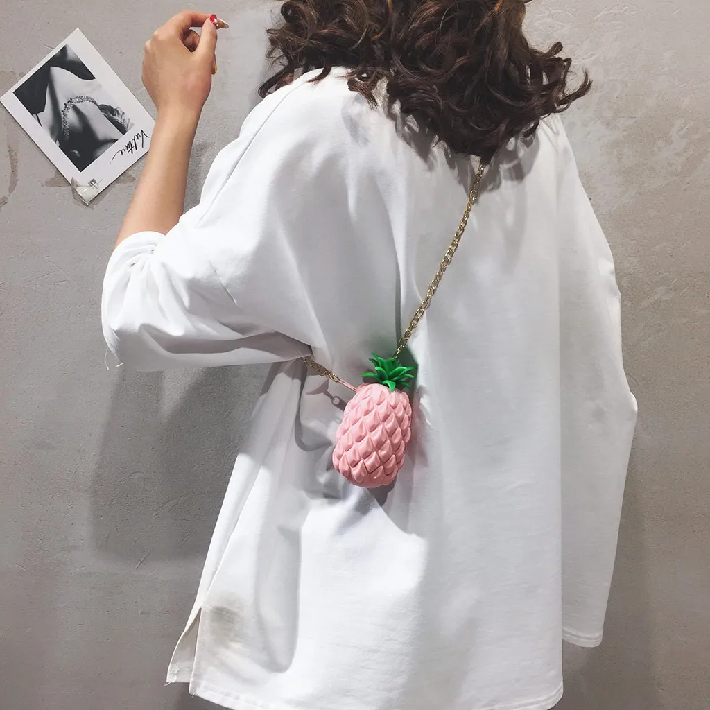 Женская летняя дизайнерская сумка высокого качества, Женская силиконовая сумка-мессенджер с ананасом, небольшая сумка на плечо, женская сумка femme