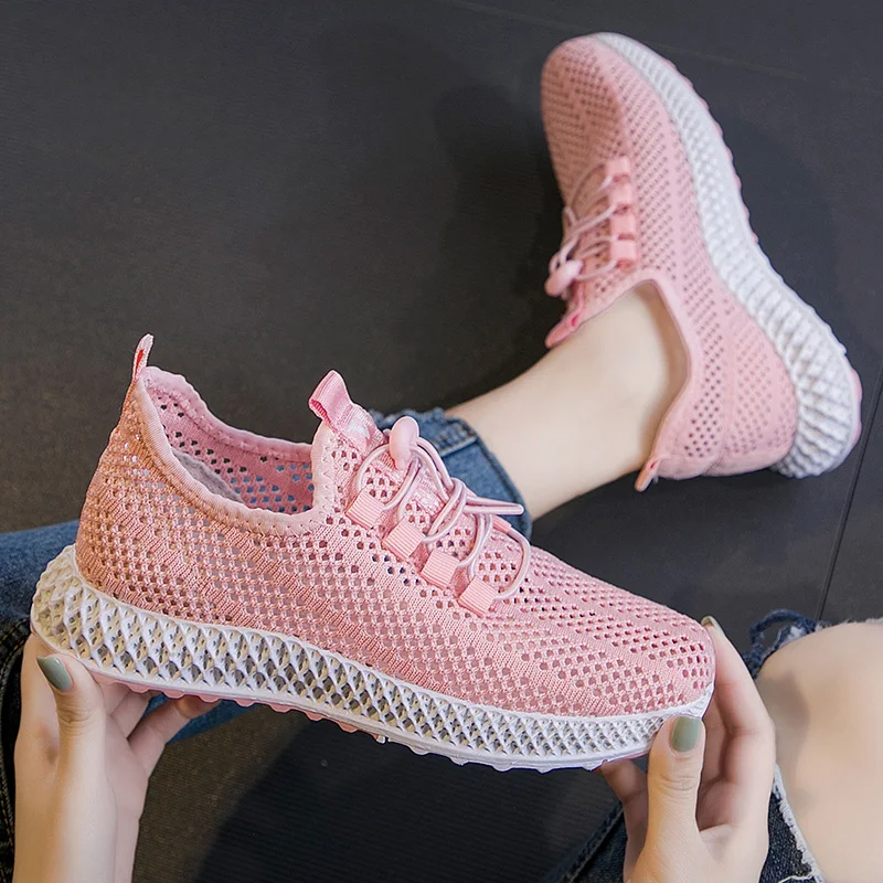 

Newest Women's Sport Shoes Female Brand Sneakers Woman Running Shoes Breathable Antislip Light Flats Zapatillas Deporte Mujer