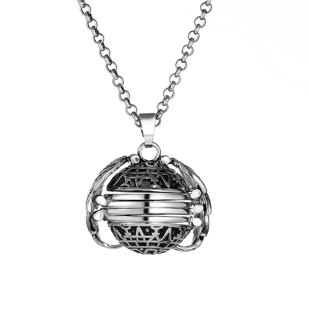 Antique silver Волшебная 4 фото подвеска с памятью плавающий медальон ожерелье крылья Ангела флэш-бокс модный альбом коробка ожерелье s для женщин - Окраска металла: Antique silver
