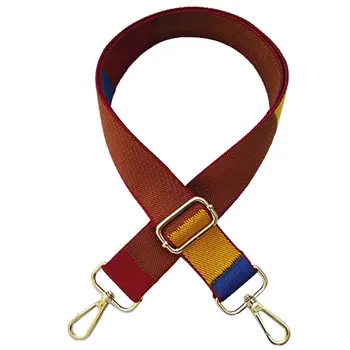 

2019 New Nylon Wide Strap For Bag Striped Belt Women Shoulder Bag Strap For Crossbody Handles Adjustable Strap Bag Accessories
